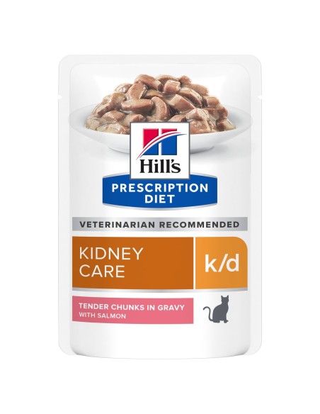 Hills PD Feline k/d con Salmón (bolsita) 85 gr