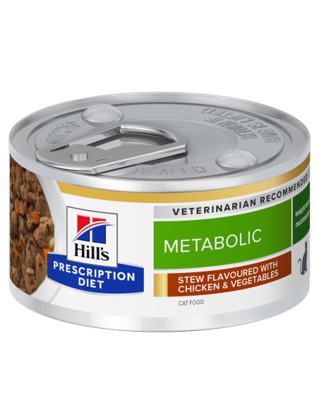 Hills PD Feline Metabolic Pollo & Vegetales 82 gr