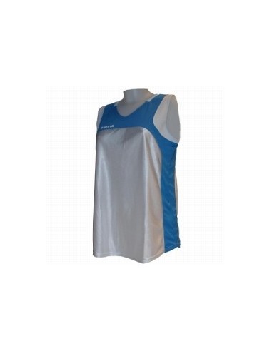Tank Women Pro Azul/Blanco