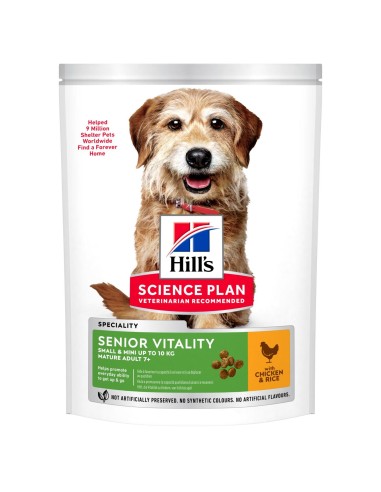 Hills SP Canine Mature 7+ Senior Vitality Mini Pollo 1,5 kg