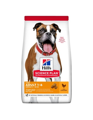 Hills SP Canine Adult Light Med Pollo 2,5 kg