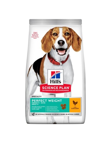 Hills SP Canine Adult Perfect Weight Med Pollo 12 kg