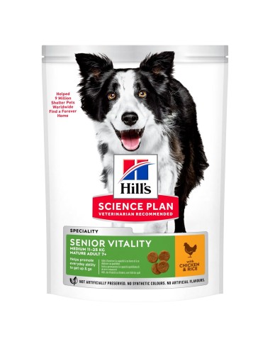 Hills SP Canine Mature 7+ Senior Vitality Med Pollo 2,5 kg