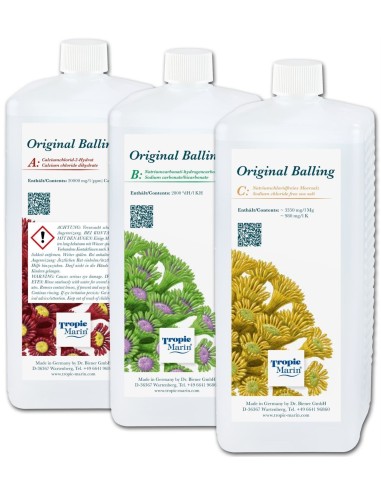 Tropic Marin Original Balling Liquid Set 3*1000 ml