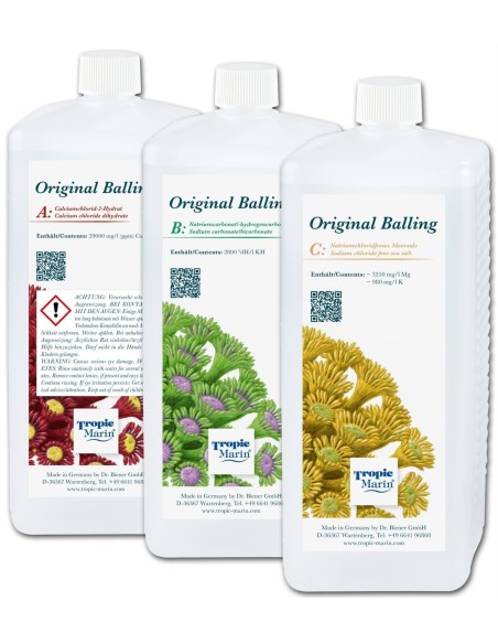 Tropic Marin Original Balling Liquid Set 3*1000 ml