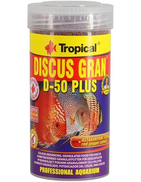 TROPICAL DISCUS GRAN D-50 PLUS 250 ML