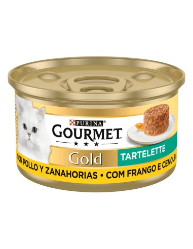 GOURMET GOLD Tartallette Pollo y Zanahoria 85 gr