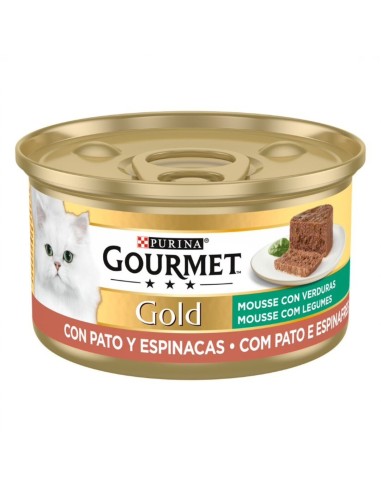 GOURMET GOLD Mousse Pato & Espinaca 85 gr