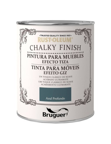 RUSTOL. CHALKY FINISH M. AZUL PROF 750ML
