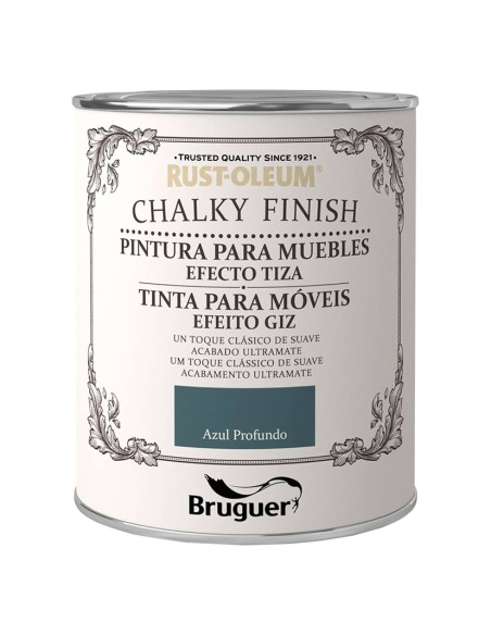 RUSTOL. CHALKY FINISH M. AZUL PROF 750ML