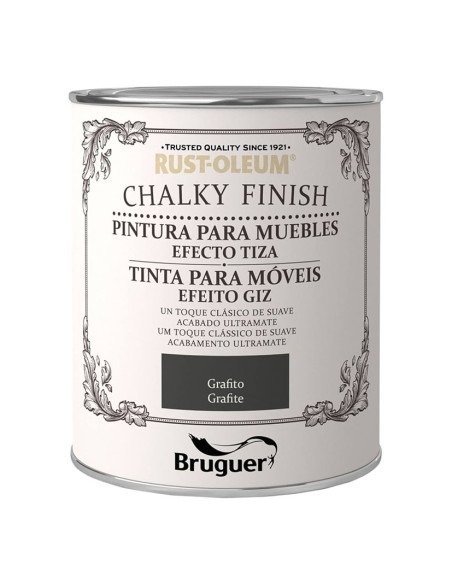RUSTOL. CHALKY FINISH M. GRAFITO 750ML