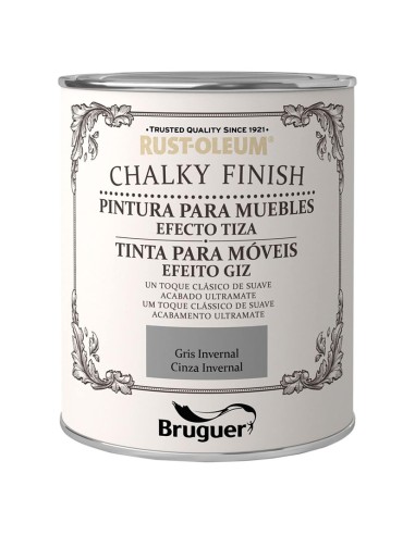 RUSTOL. CHALKY FINISH M. GRIS INV. 750ML