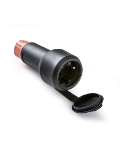 BASE TT 16A-250V C/TAPA CON PRENSAESTOPA