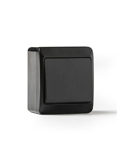 CONMUTADOR ESTANCO 10A-250V NEGRO