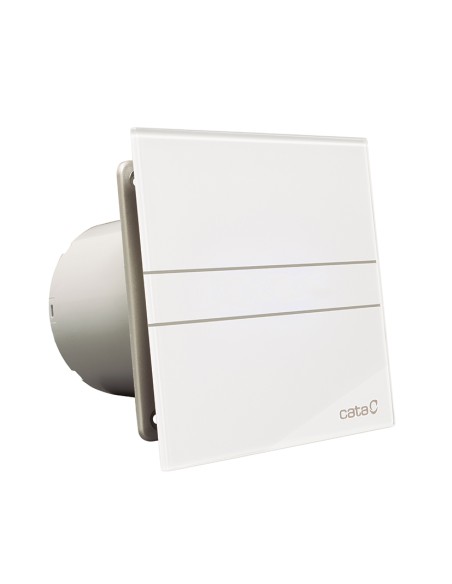 EXTRACTOR BAÑO 100MM 8W GLASS TIMER BCO