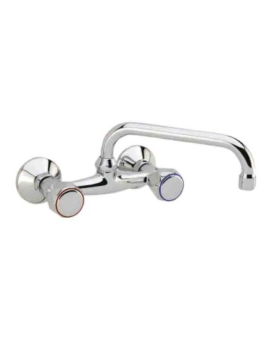 GRIFO MONOBLOC FREGADERO CAÑO TUBO ALTO