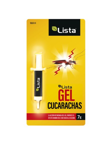 GEL CUCARACHAS. JERINGA 7 GR.