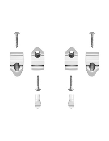 JUEGO BISAGRAS AMORTIGUADAS ACERO ROCA