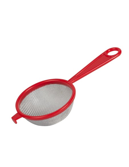 COLADOR ALUMINIO CERCO PLÁSTICO 10 CM.
