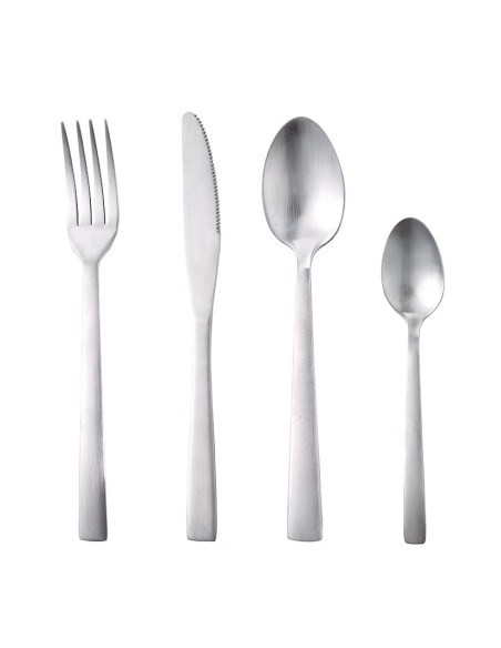 CUBIERTOS ACERO INOX.JGO.24 PZ.