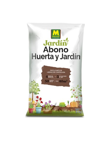 ABONO HUERTA Y JARDIN BOLSA 2 KG