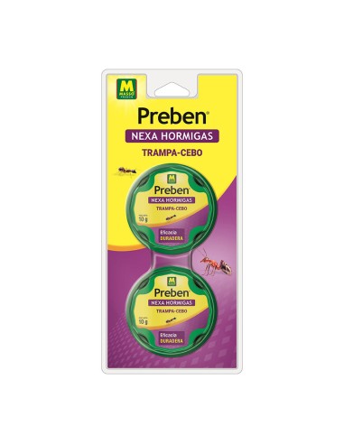 TRAMPA CEBO HORMIGAS. 2X10 GR