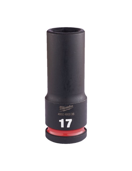 VASO IMPACTO 1/2" LARGO 17MM.