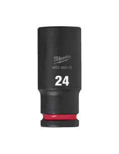 VASO IMPACTO 1/2" LARGO 24MM.