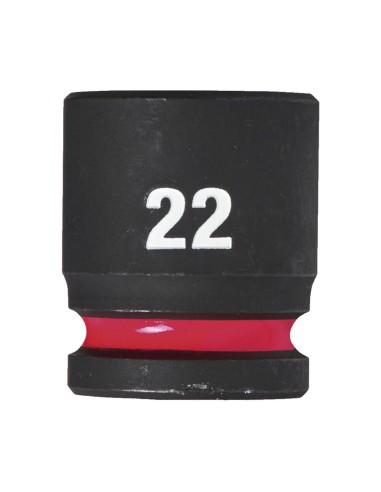 VASO IMPACTO 1/2" CORTO 22MM.