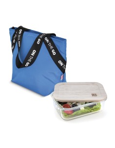 LUNCHBAG TOTE ON THE GO AZUL IRIS