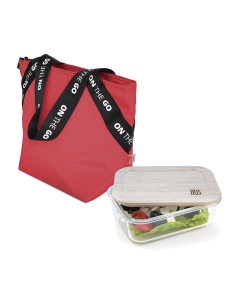 LUNCHBAG TOTE ON THE GO ROJA IRIS
