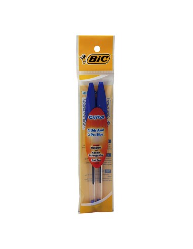 BLISTER 2 UDS.BOLIGRAFO BIC AZUL