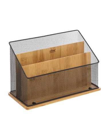 ORGANIZADOR OFICINA METAL/BAMBU HAVI