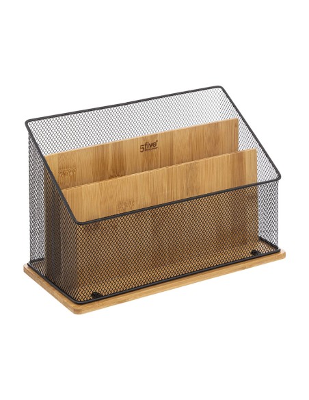 ORGANIZADOR OFICINA METAL/BAMBU HAVI