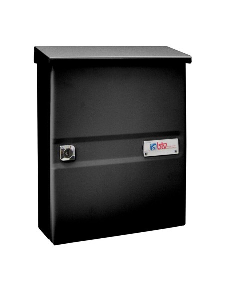 BUZON EXTERIOR MET. COLONIA. NEGRO.