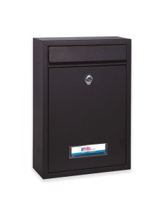 BUZON EXTERIOR MET. BERMEO. NEGRO.
