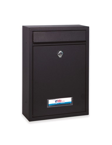 BUZON EXTERIOR MET. BERMEO. NEGRO.