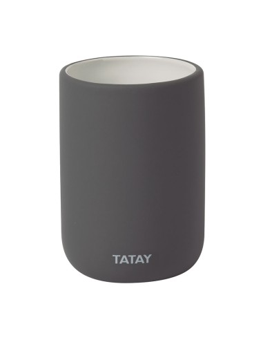 VASO PORTACEP. SOFT GRIS ANTRACITA TATAY