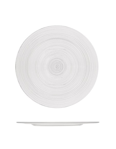 JGO.6 PLATOS POSTRE VIDRIO CIRCLE 21 CM