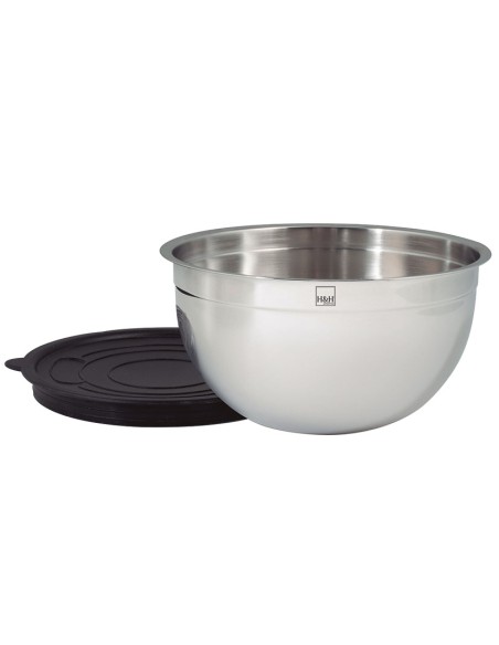 BOL ACERO INOXIDABLE 16 CM. C/TAPA