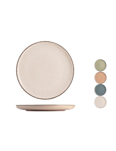 JGO.4 PLATOS POSTRE PEARL 19CM. SURTIDOS