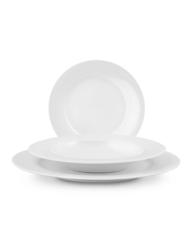 PLATO HONDO NBC ALA BLANCO 21 CM.