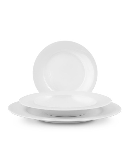 PLATO HONDO NBC ALA BLANCO 21 CM.
