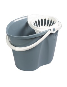 CUBO 15L.C/ESCURRIDOR GRIS AZUL HABITEX