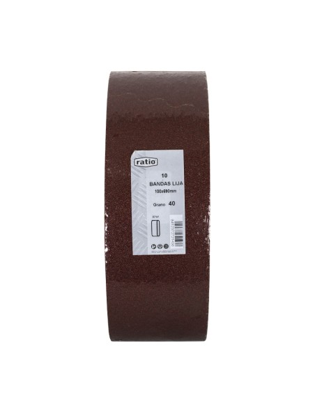 10 BANDAS LIJA 100X690MM.GR.120 RATIO