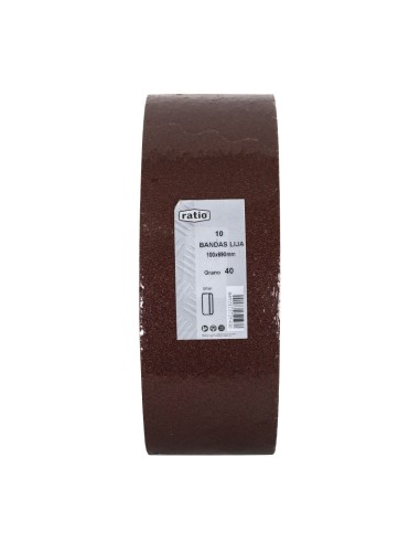 10 BANDAS LIJA 100X690MM.GR.40 RATIO