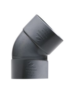 ACC.PVC. CODO HEMBRA-HEMBRA 50-45º