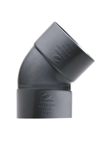 ACC.PVC. CODO HEMBRA-HEMBRA 50-45º
