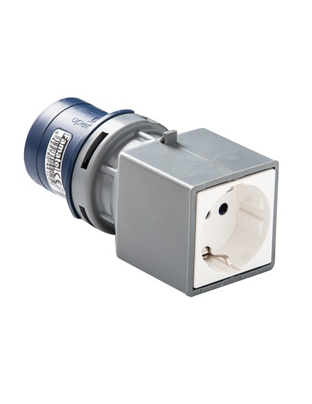 ADAPTADOR CLAVIJA 2P+T BASE 2P+TTL