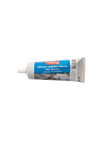 ADHESIVO TUBERIA PVC. TUBO 125 ML. RATIO